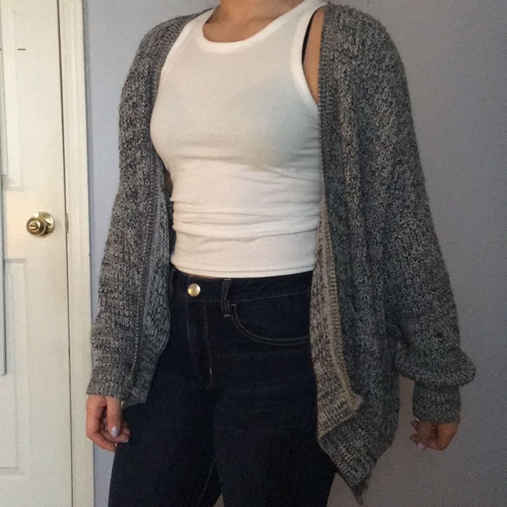 Topshop Knitted Oversized Cardigan